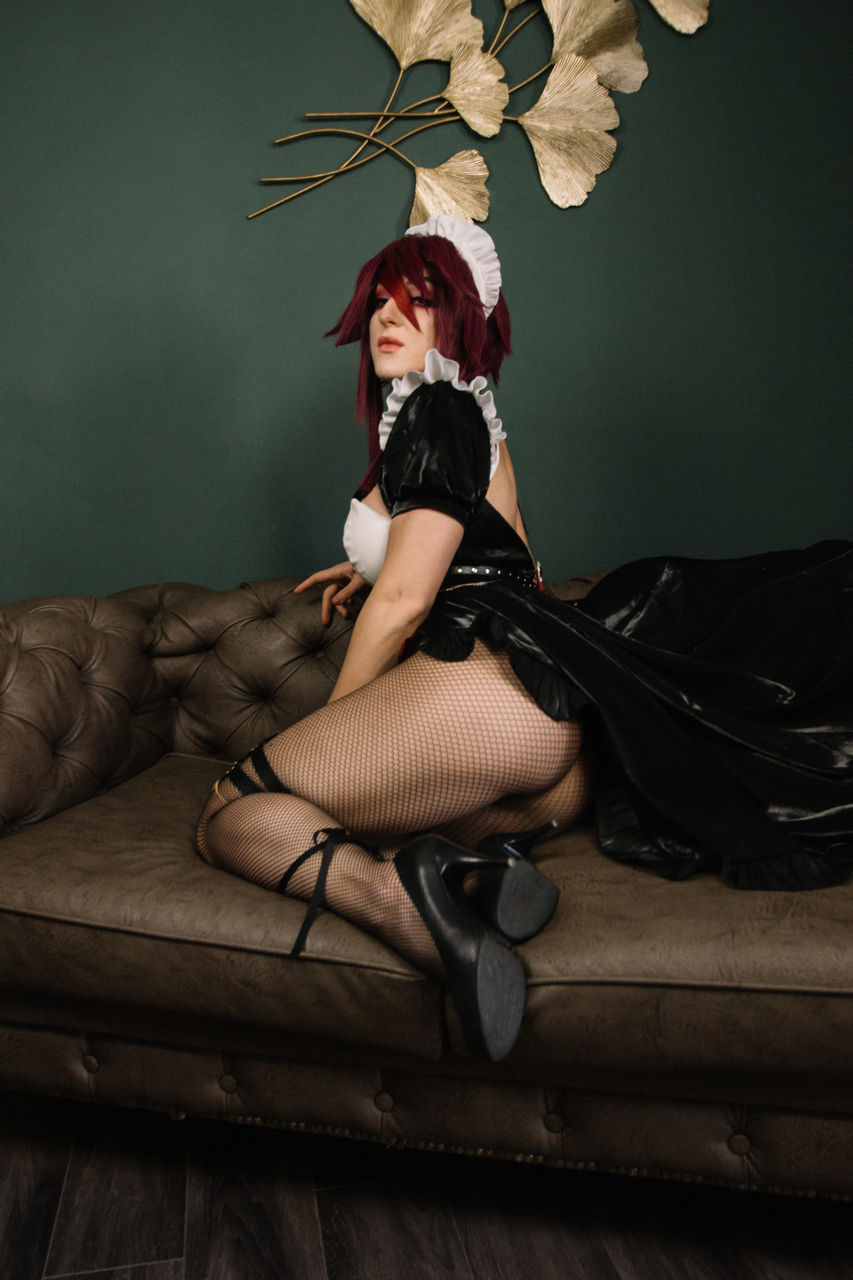 Rosaria Maid Version From Genshin Impact By M