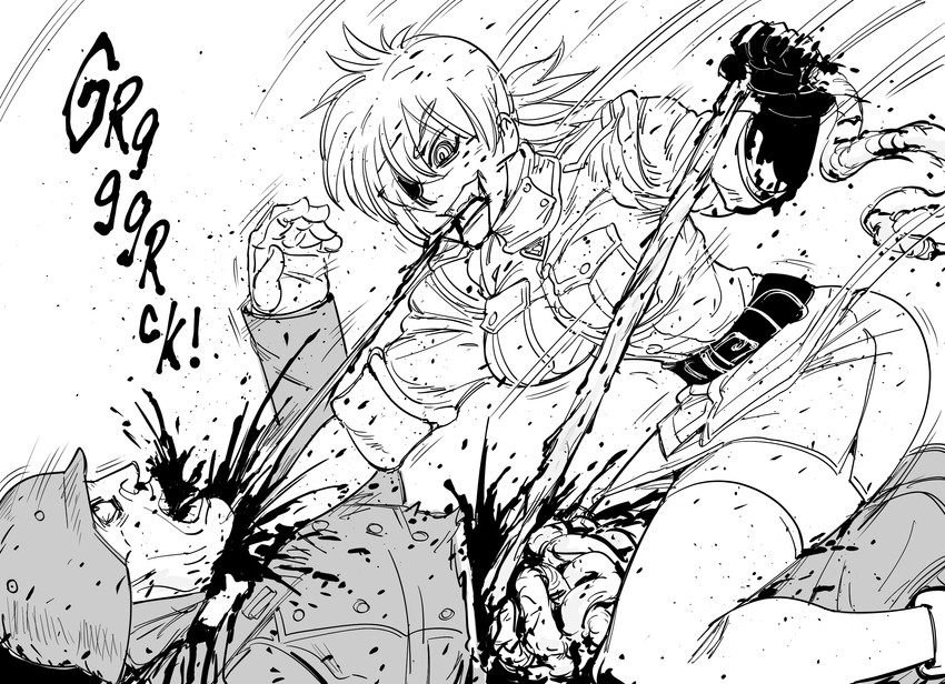 Seras Ripping And Tearing A Naz