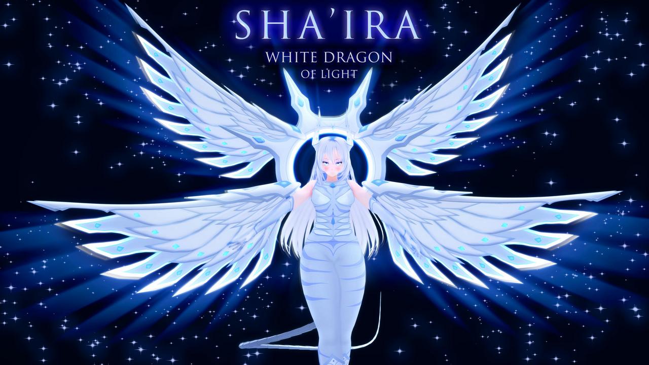 Shaira White Dragon Of Light Oc By M