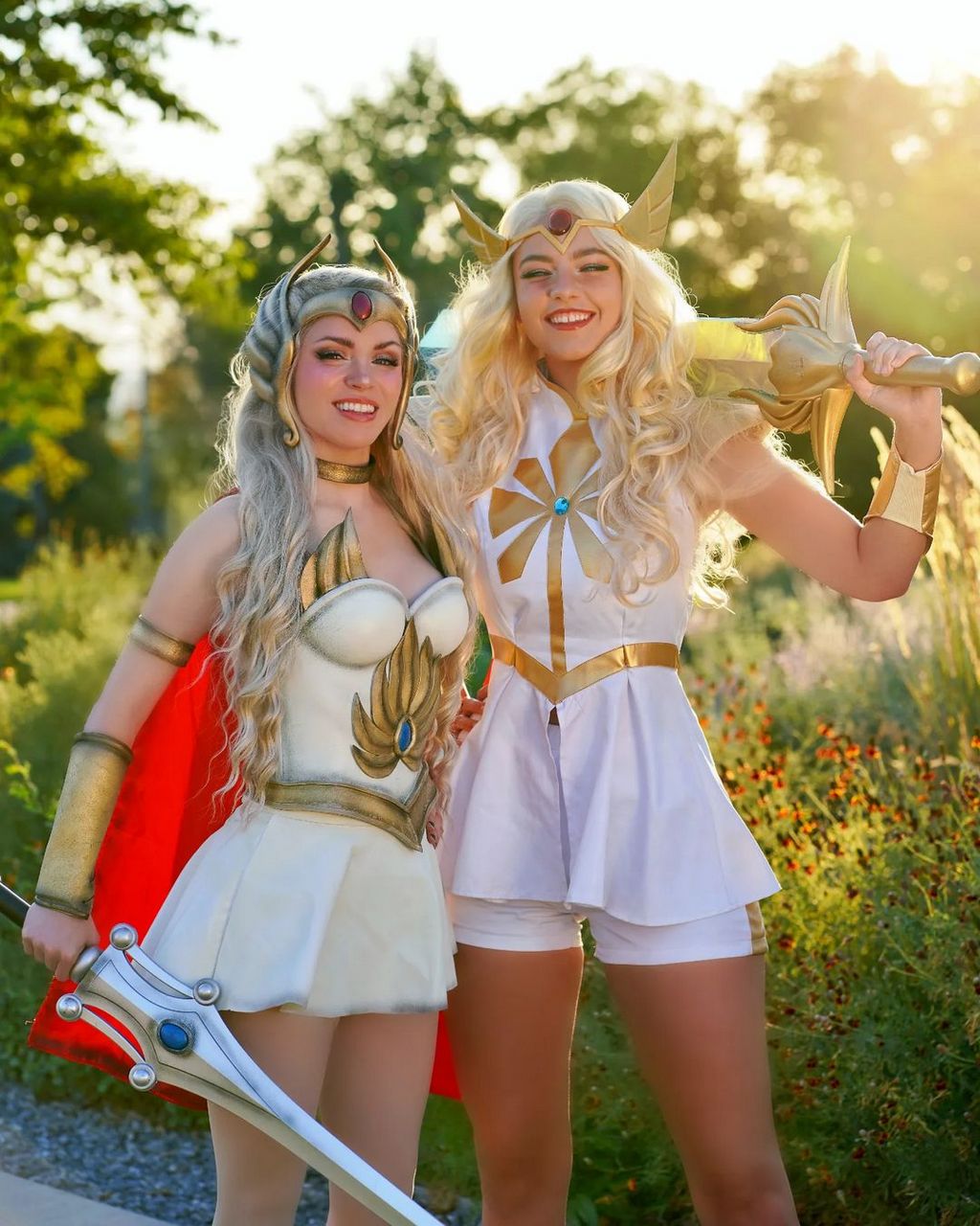 She Ra Classic And New By Halcy Bella And Armored Heart Cospla