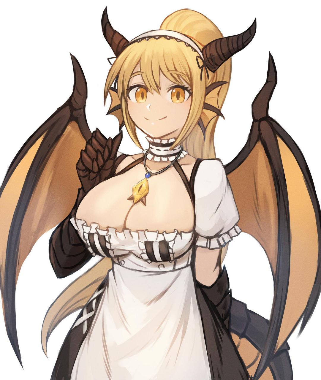 Shes A Dragon Girl And A Maid Thats Like A Win Win Situation Sookmo Mg