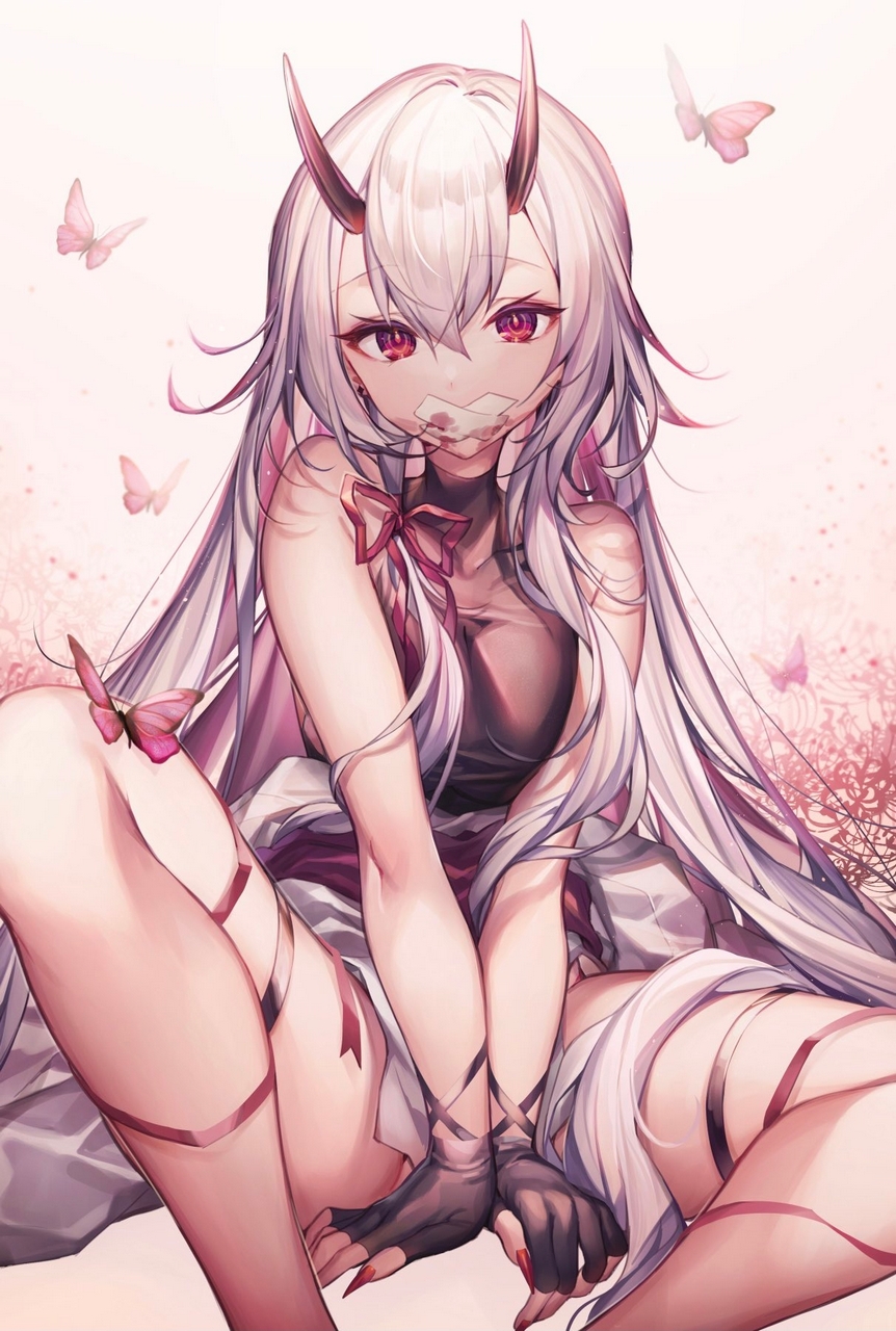 Silver Haired Oni Artists Origina