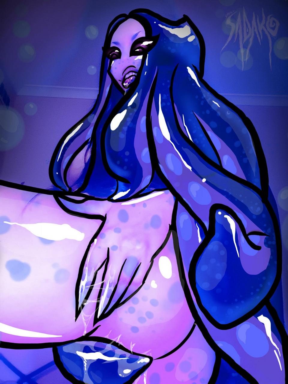 Squishy Slimy Tentacle Girl For This Months Sketc