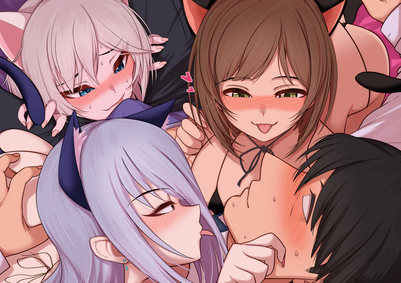 These Catgirls Dont Just Want Candy For Trick Or Trea