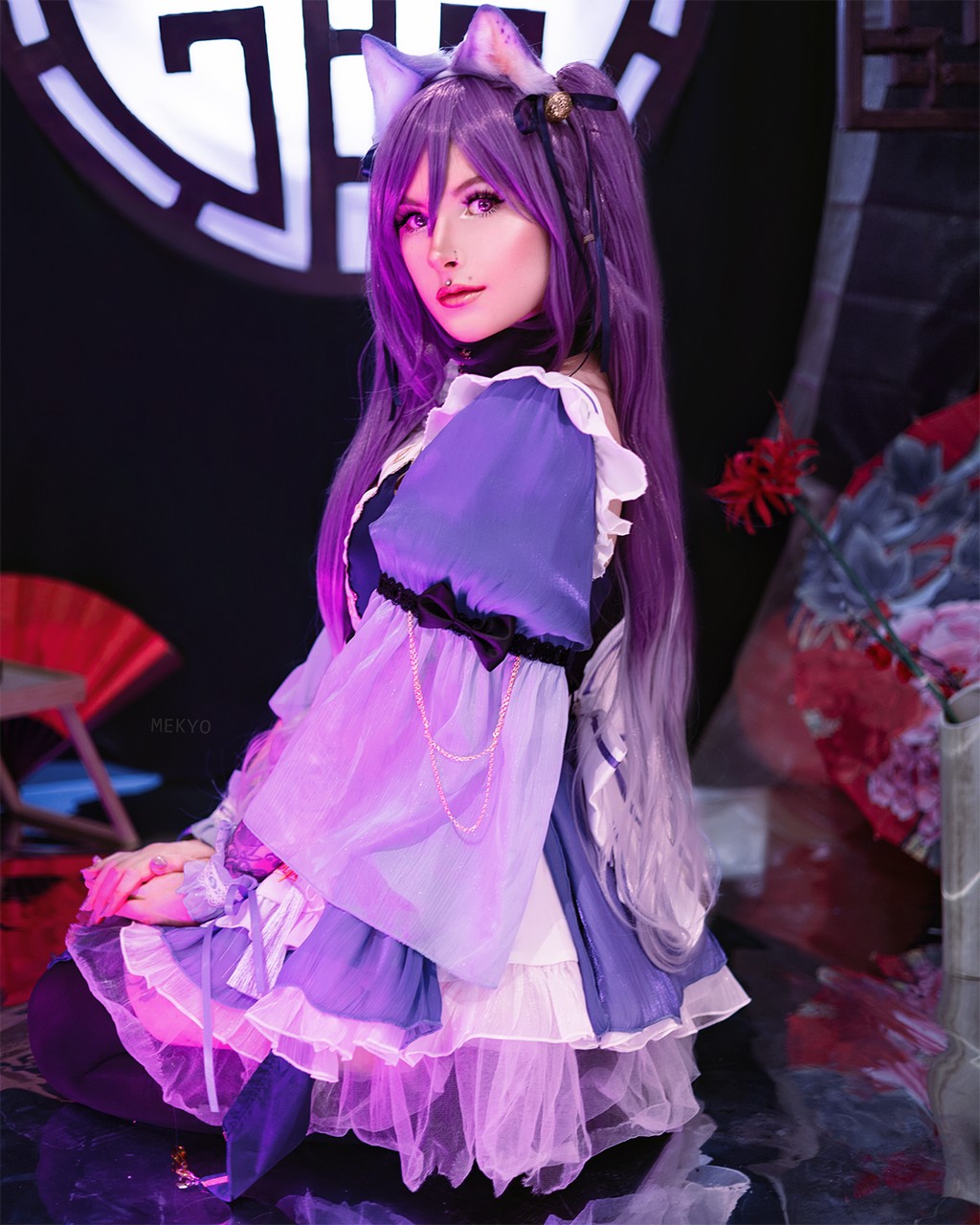 Waiting For You Keqing From Genshin Impact Maid Ver Cosplay By Mekyo382 Sel