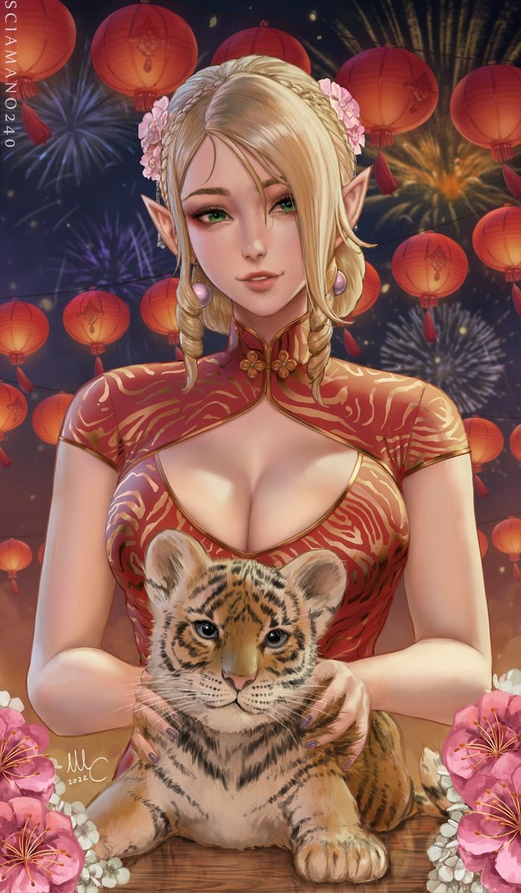 Year Of The Tiger By Sciamano240 Artist Origina