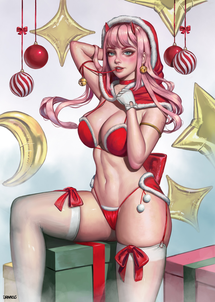 Zero Two Christmas Darling In The Franxx By Dravacus 202