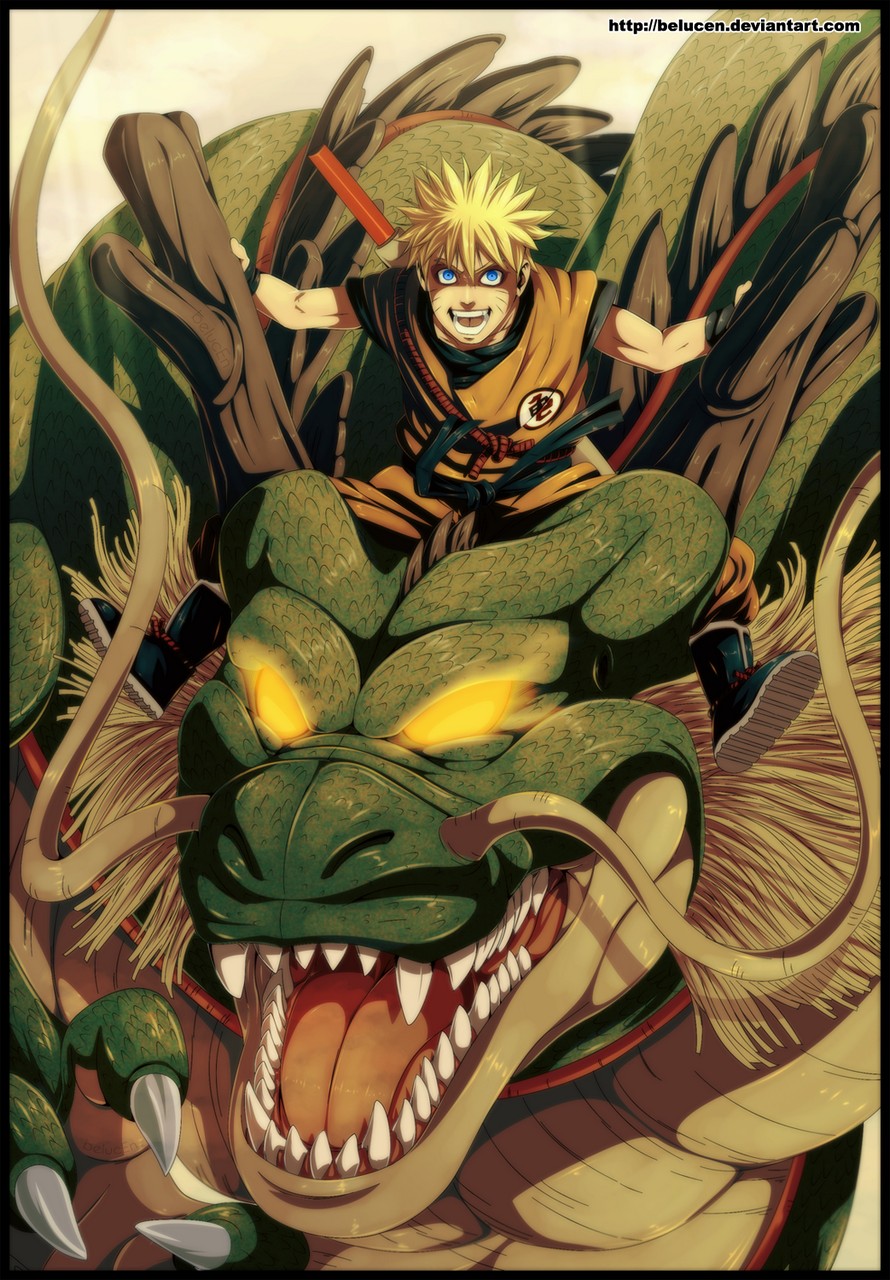 Belucen Uzumaki Naruto Shenlong Dragon Bal