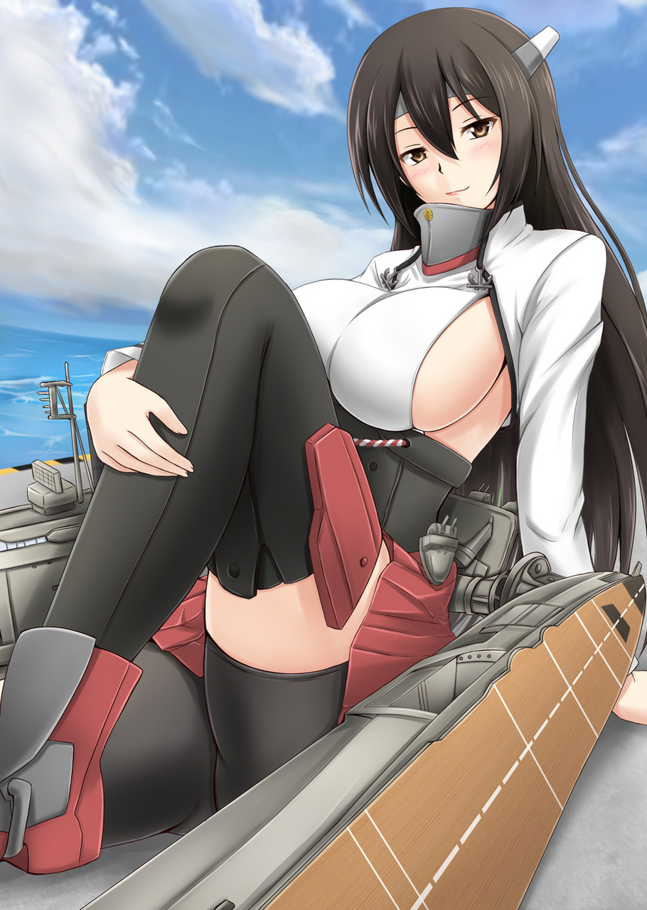 Fuuma Nagi Nagato Battleship Taihou Armored Aircraft Carrie