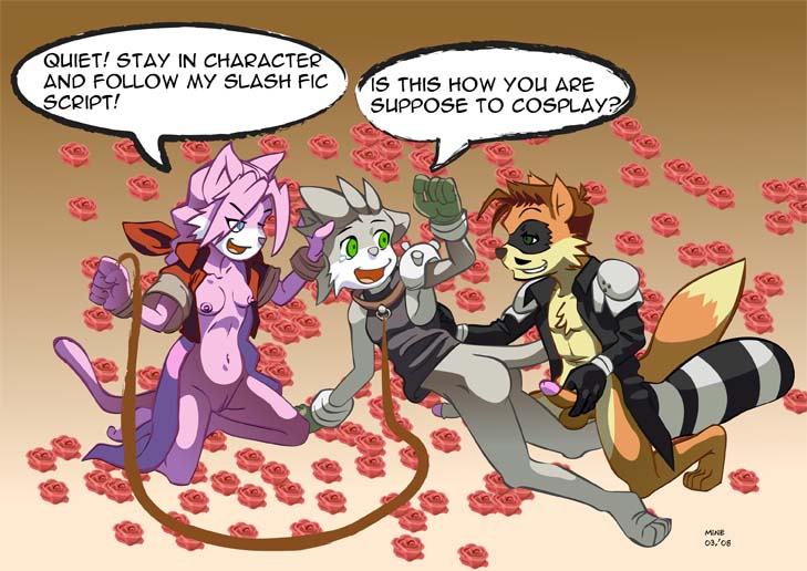 Aeris Vg Cats Aerith Gainsborough Cloud Strife Leo Vg Cats Rick2tails Sephiroth Webcomic Character By Chaosmin