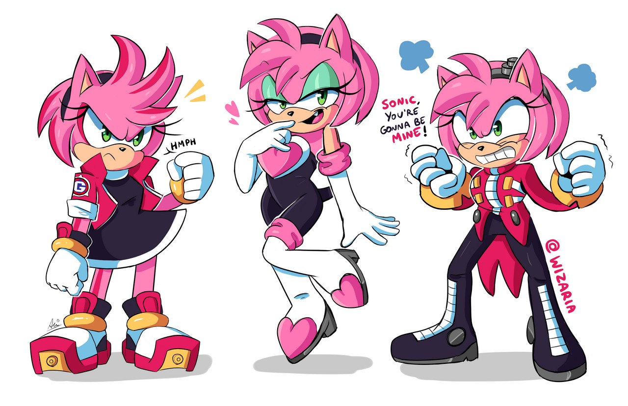 Amy Rose Dr Eggman Rouge The Bat Shadow The Hedgehog By Wizari