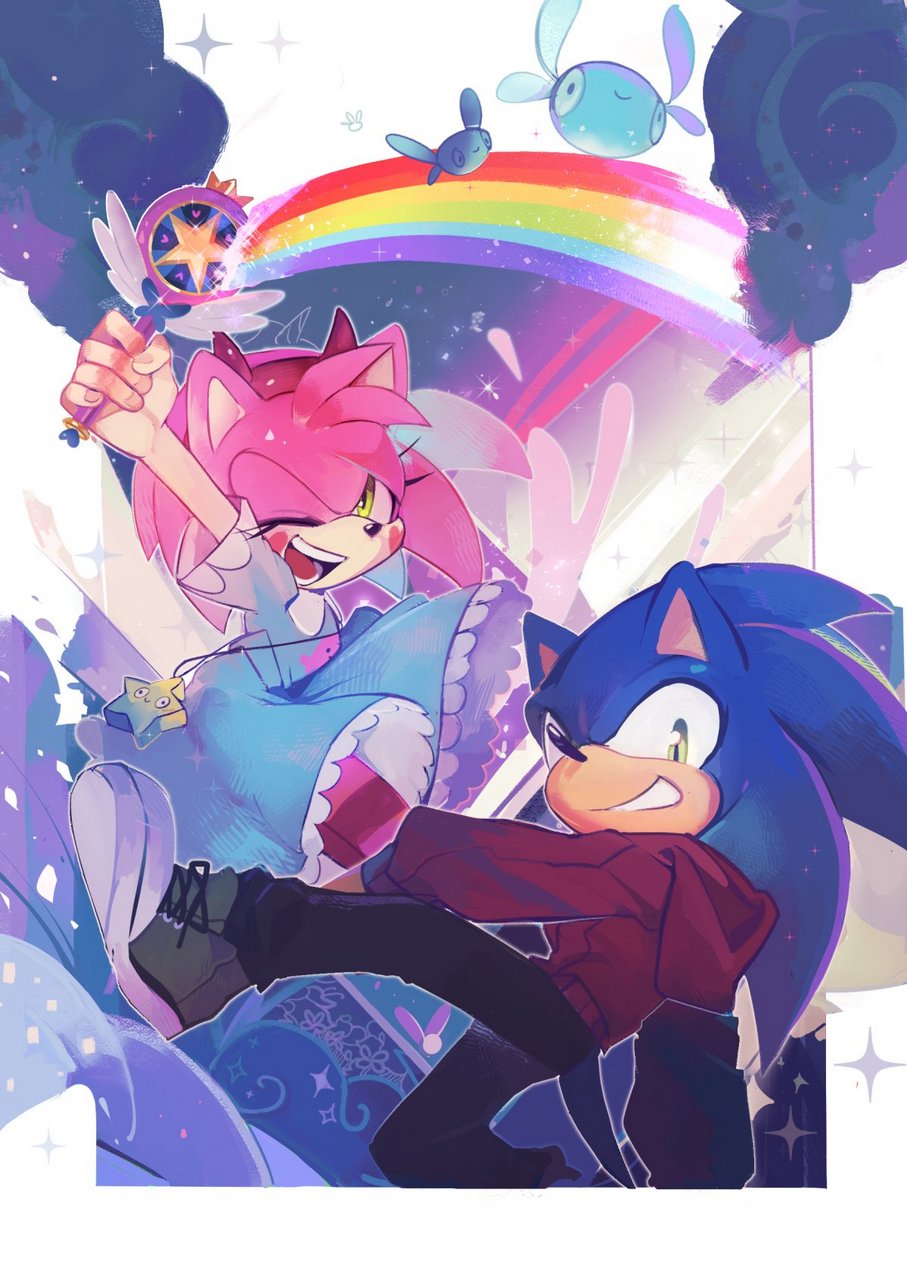 Amy Rose Marco Diaz Sonic The Hedgehog Star Butterfly By Weon111