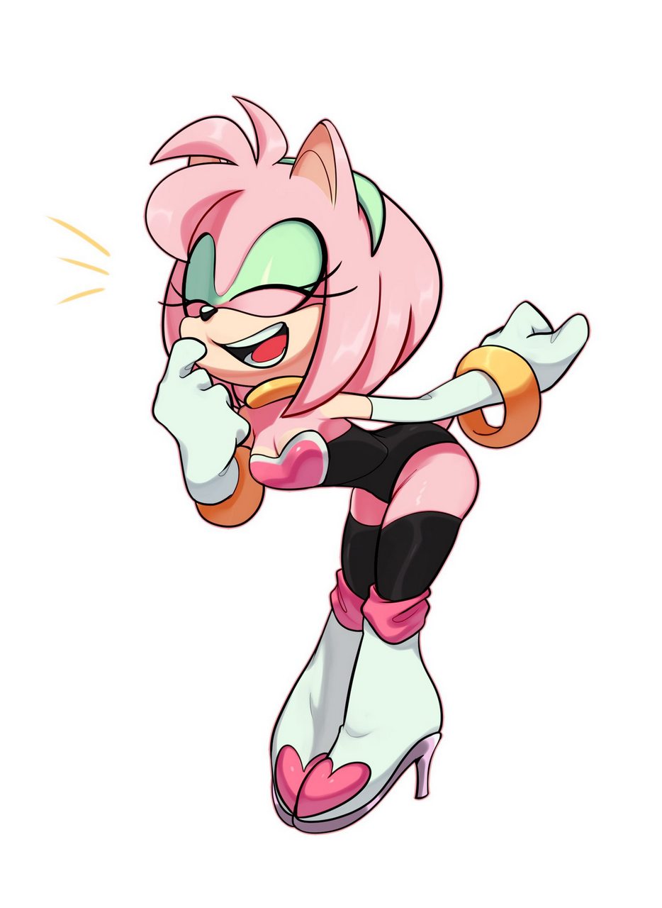 Amy Rose Rouge The Bat By Fiine