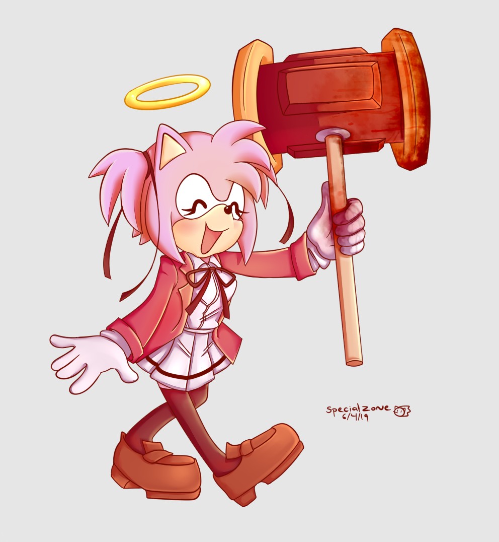 Amy Rose Yui Angel Beats By Specialzon