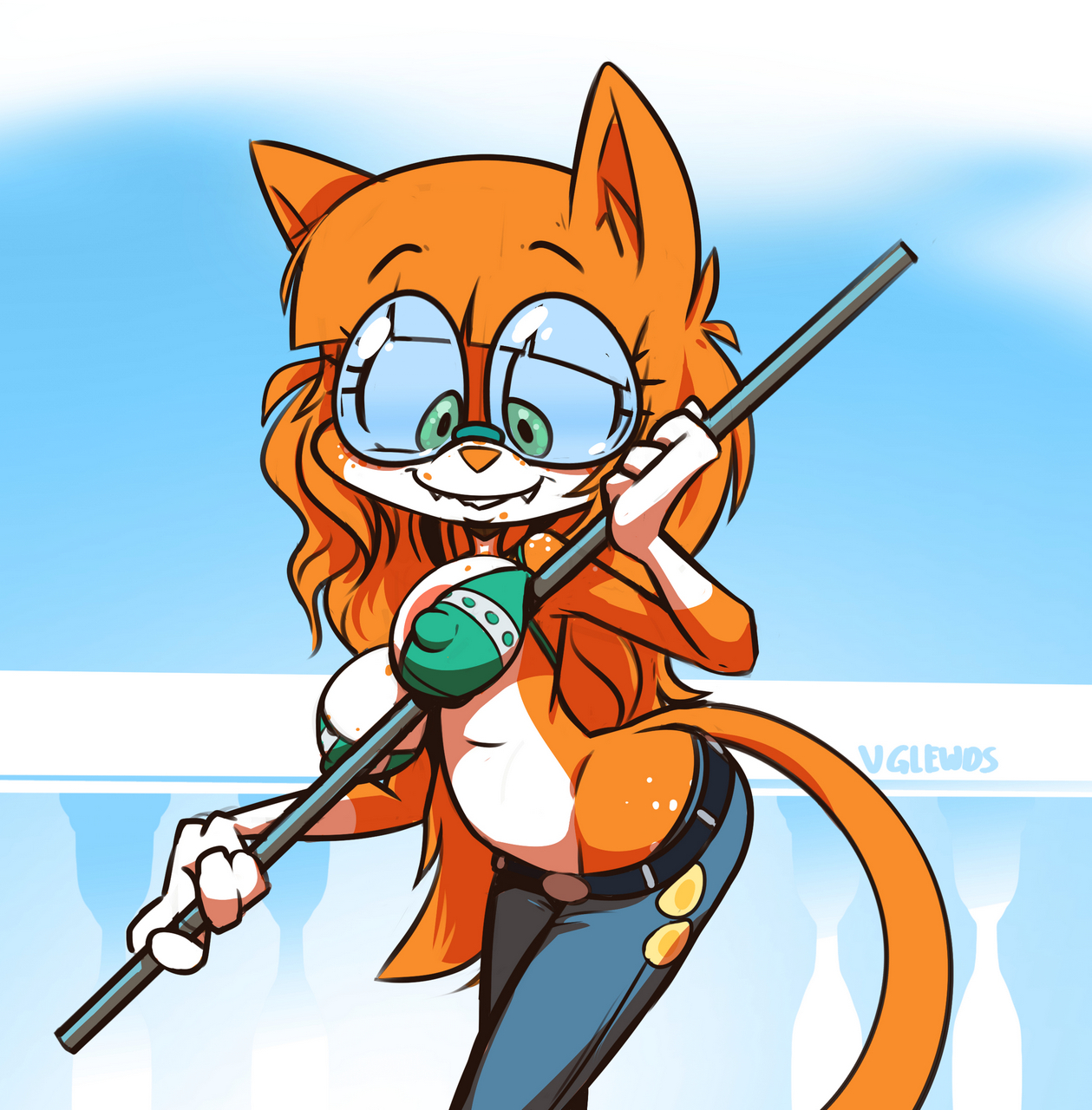 April Vg Cats Nami One Piece Webcomic Character By Scott Ramsoomair Vglewd