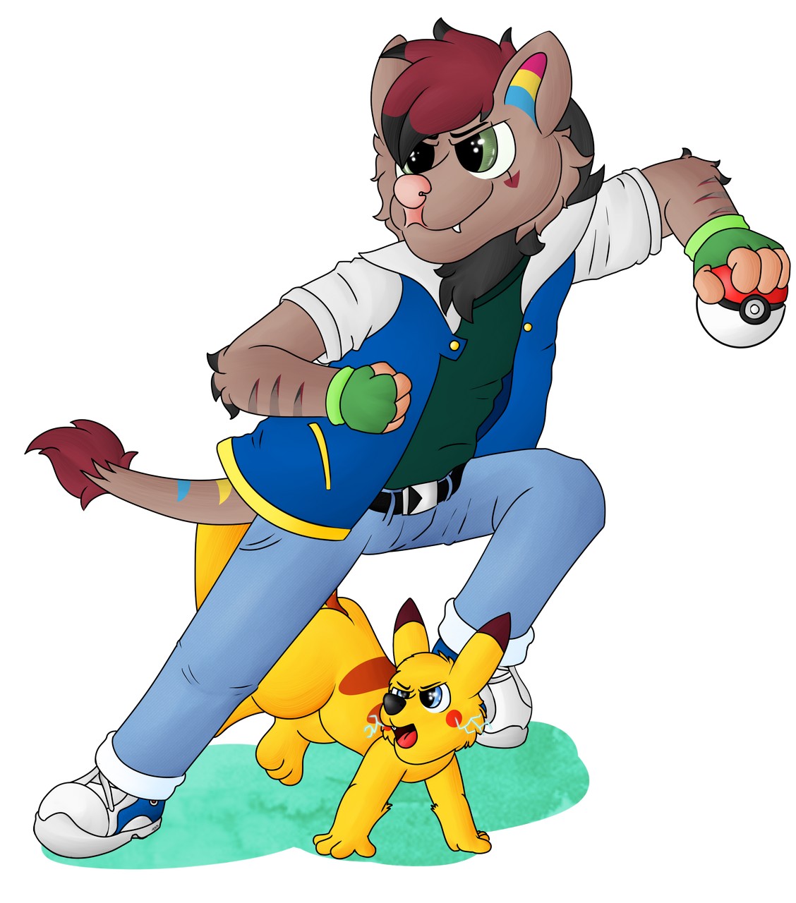 Ash Ketchum Pokemon Trainer By Midnight Meowt