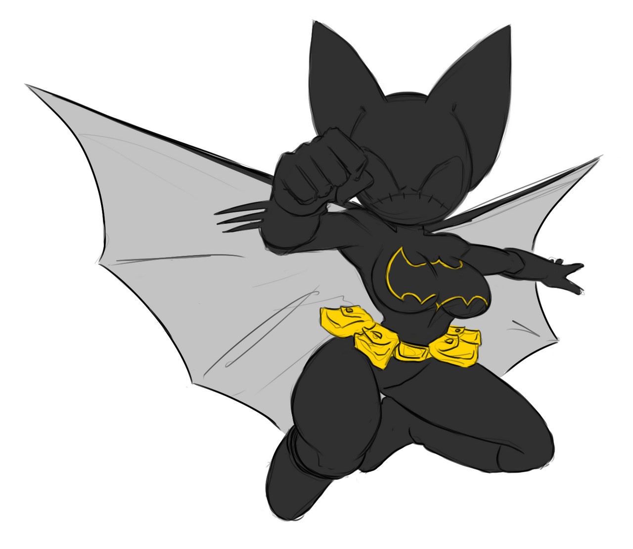 Batgirl Batman Rouge The Bat By Cerebropodrid