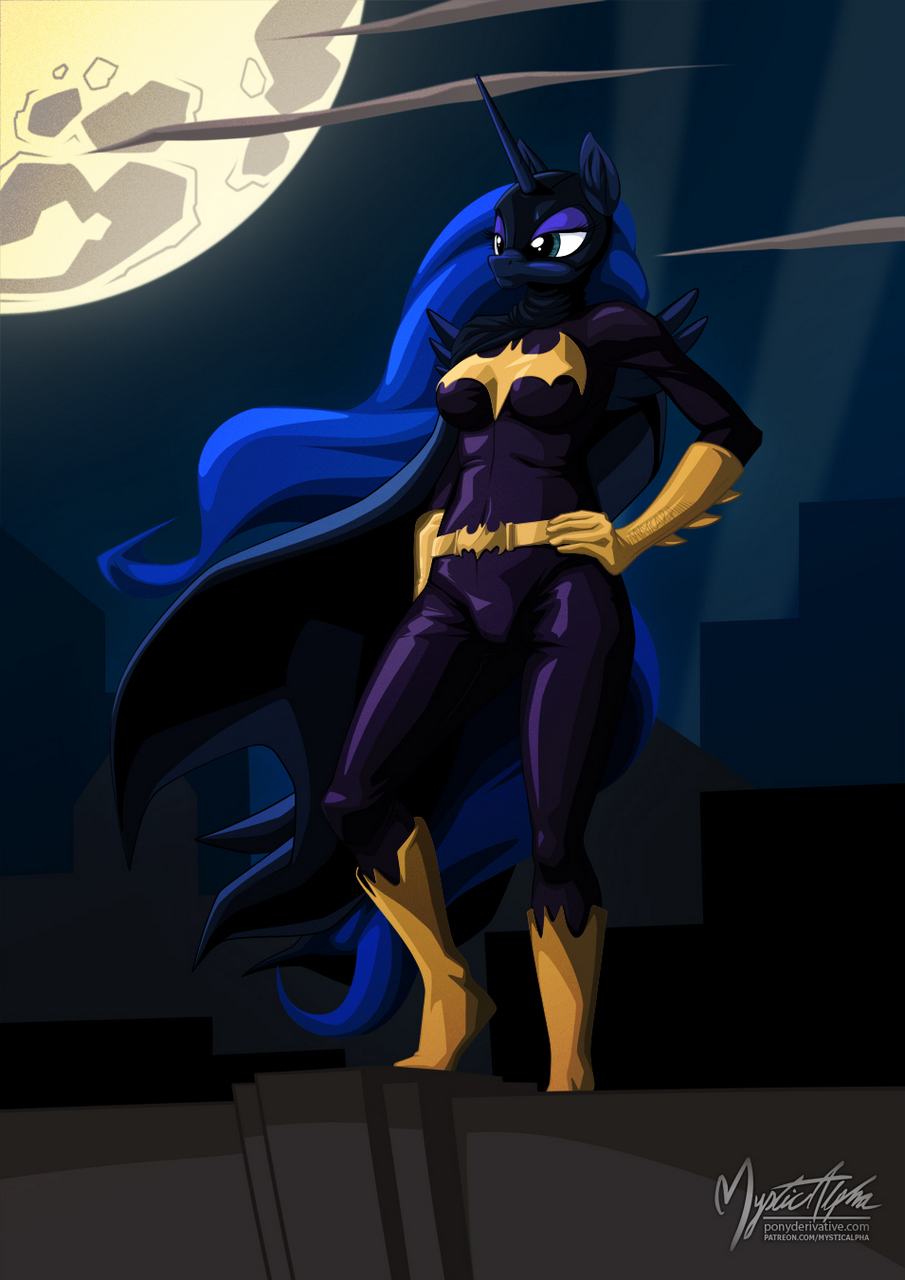 Batgirl Princess Luna Mlp By Mysticalph
