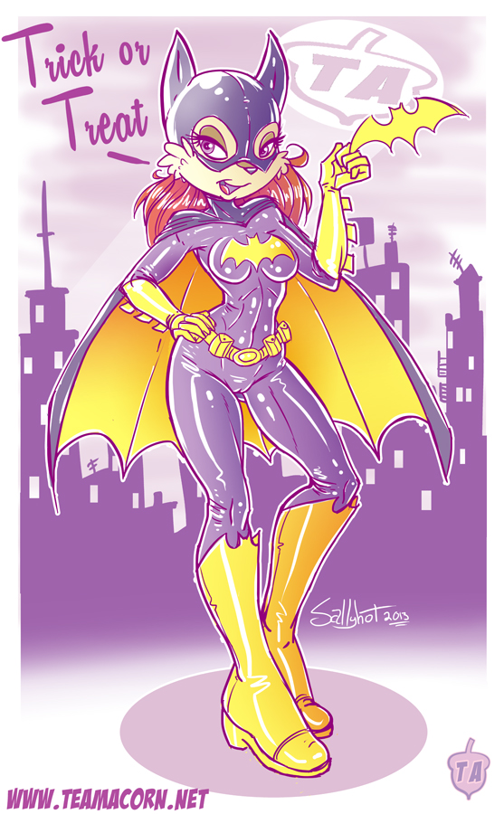 Batgirl Sally Acorn By Sallyhot Teamacor