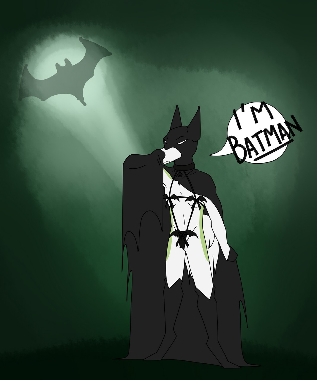 Batman Byte Fantail Character By Sillydrac
