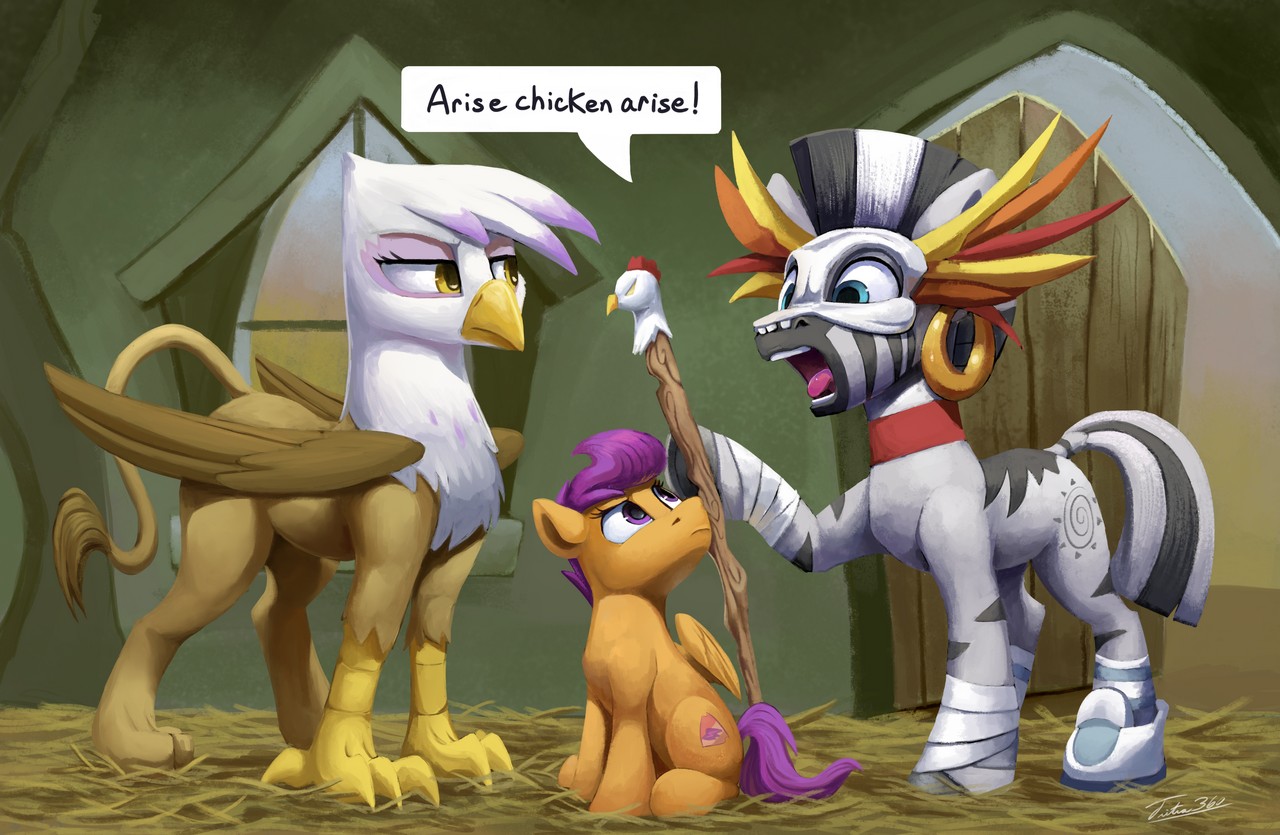 Billywitchdoctor Com Gilda Mlp Scootaloo Mlp Zecora Mlp By Tsitra36