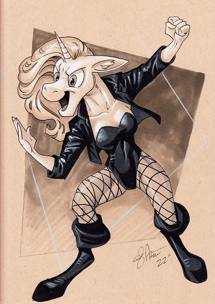 Black Canary By Andy Pric