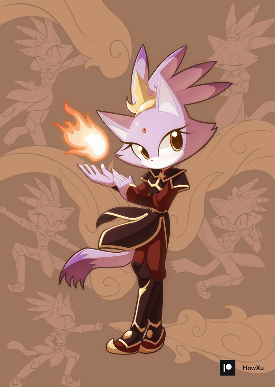 Blaze The Cat By Howx