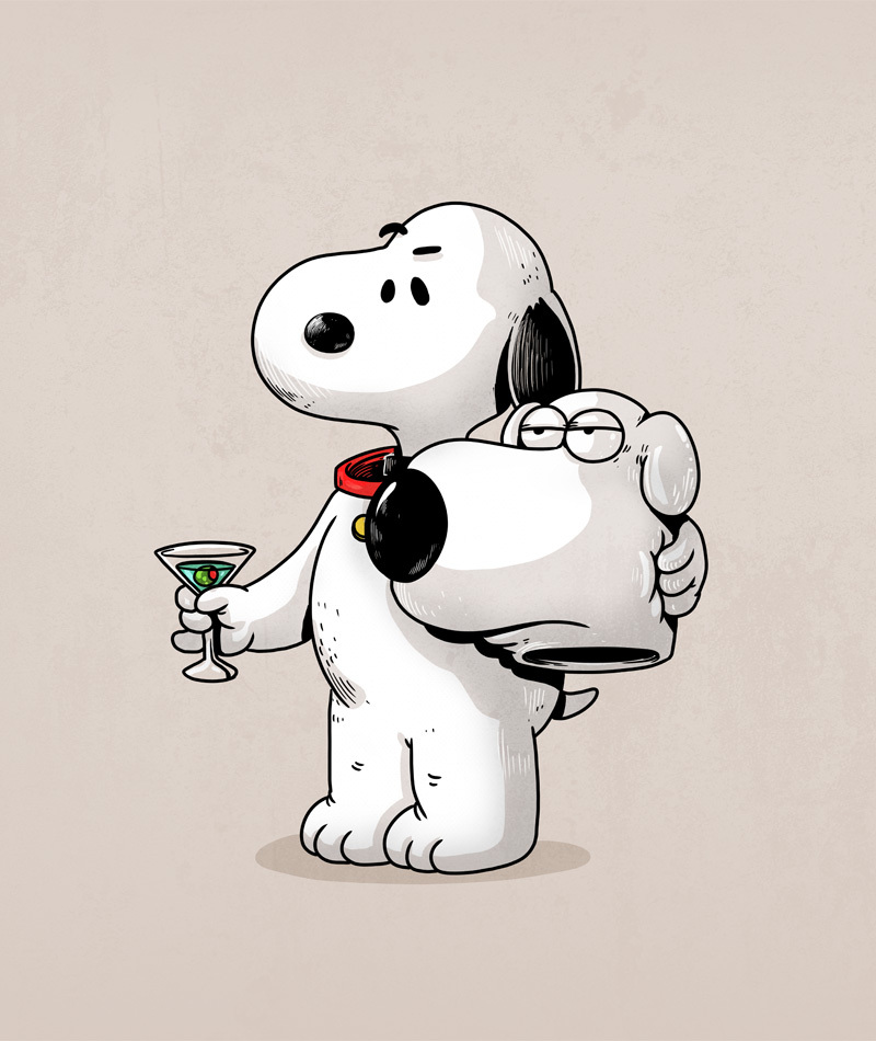 Brian Griffin Snoopy By Alex Soli