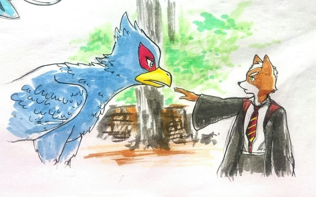 Buckbeak Harry Potter Falco Lombardi Fox Mccloud By Lilith Artis