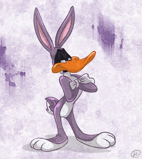 Bugs Bunny Daffy Duck By Ekuhviell
