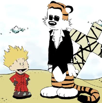 Calvin Calvin And Hobbes Hobbes Nicholas D Wolfwood Vash The Stampede By Bill Watterson Spiffybu