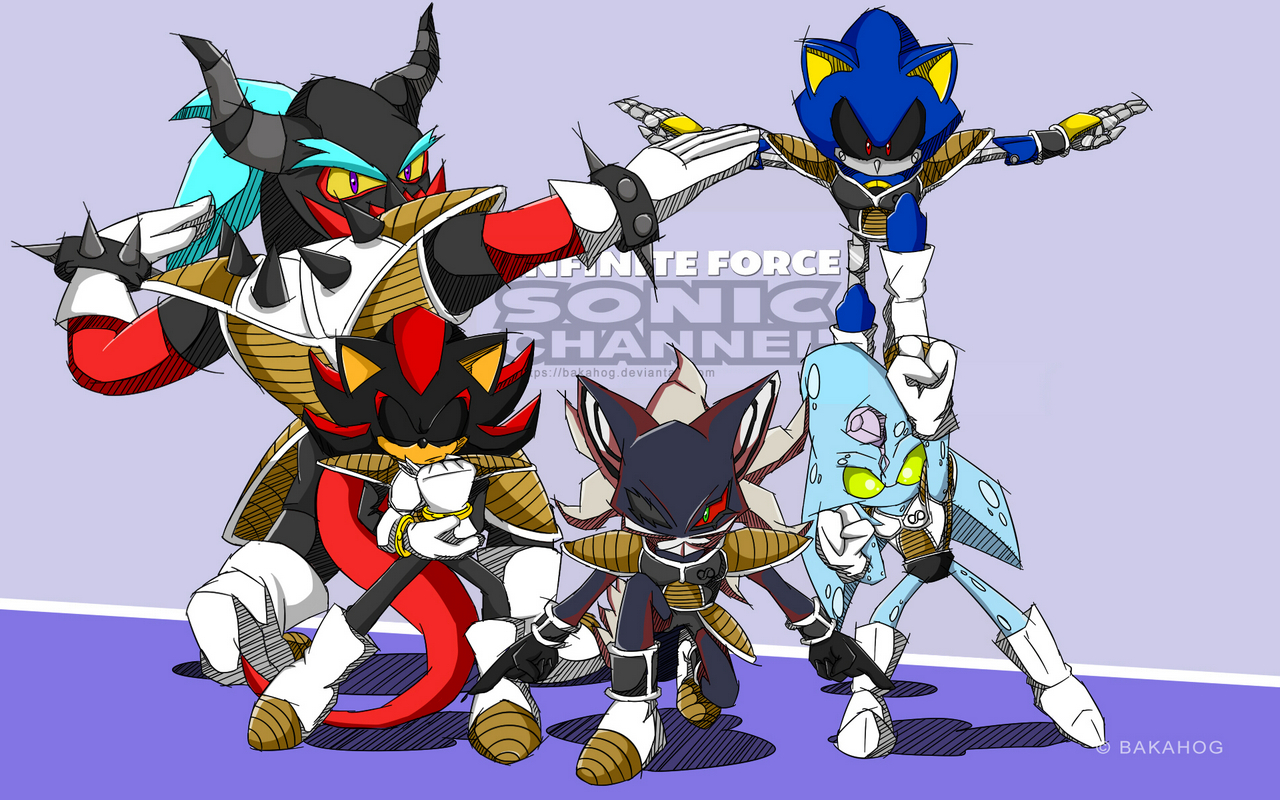 Chaos Sonic Ginyu Force Infinite Sonic Metal Sonic Shadow The Hedgehog The Deadly Six Zavok By Bakaho