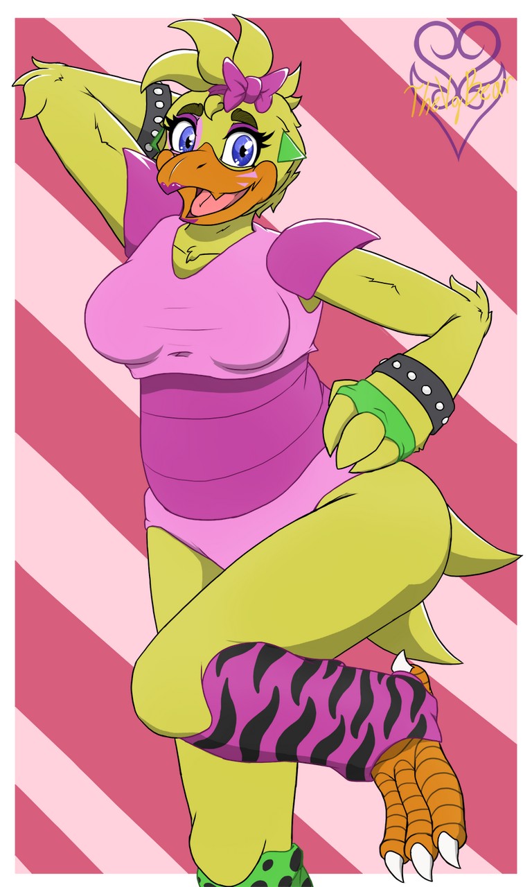 Chica Fnaf Glamrock Chica Fnaf By Thevgbea