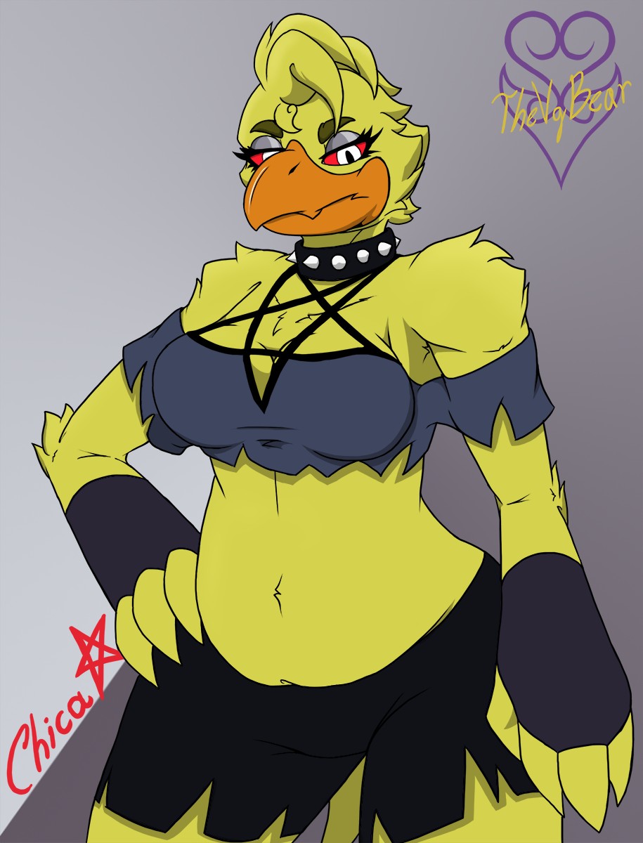 Chica Fnaf Loona Helluva Boss By Thevgbea