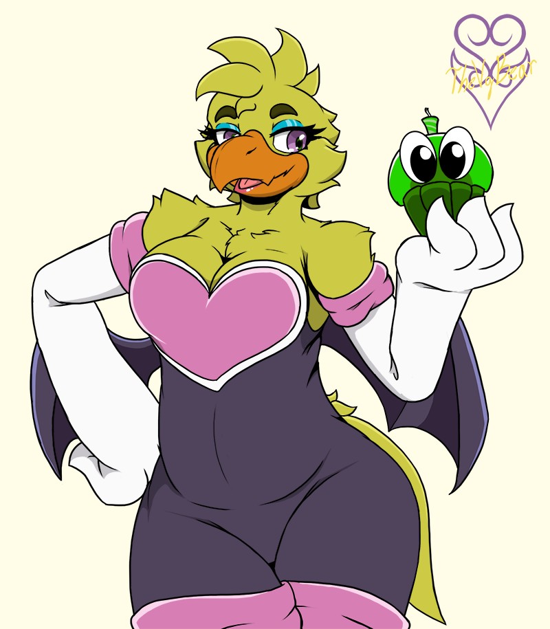 Chica Fnaf Rouge The Bat By Thevgbea
