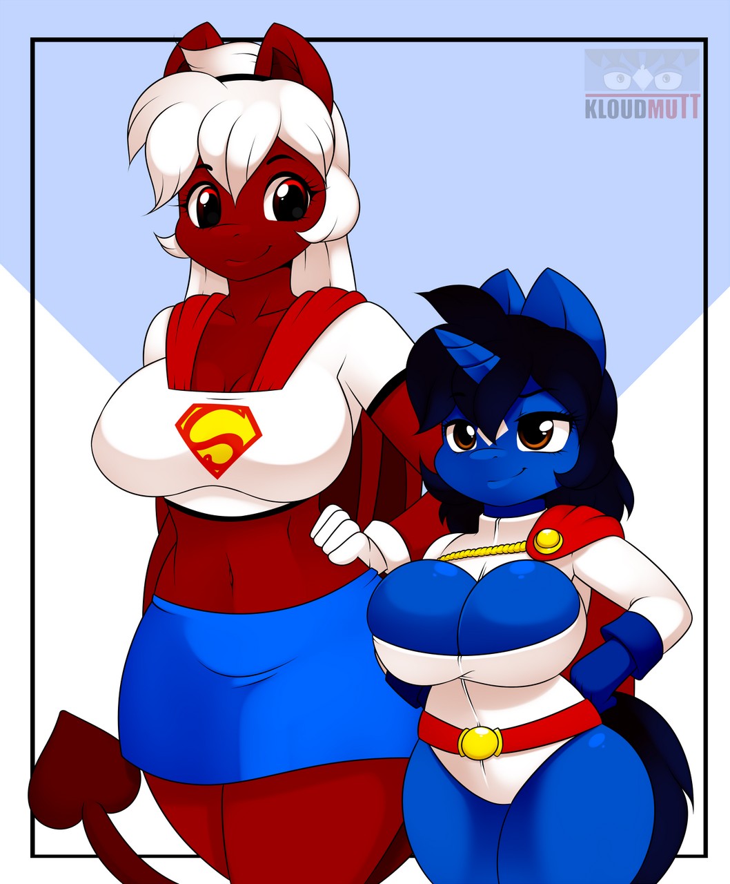 Chilly Pepper Fan Character Klodette Power Girl Supergirl By Kloudmut
