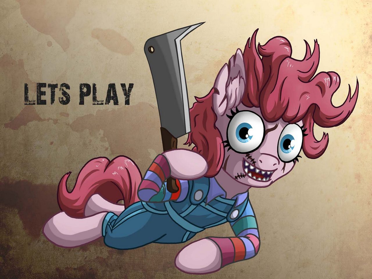Chucky Child S Play Pinkie Pie Mlp By Starba