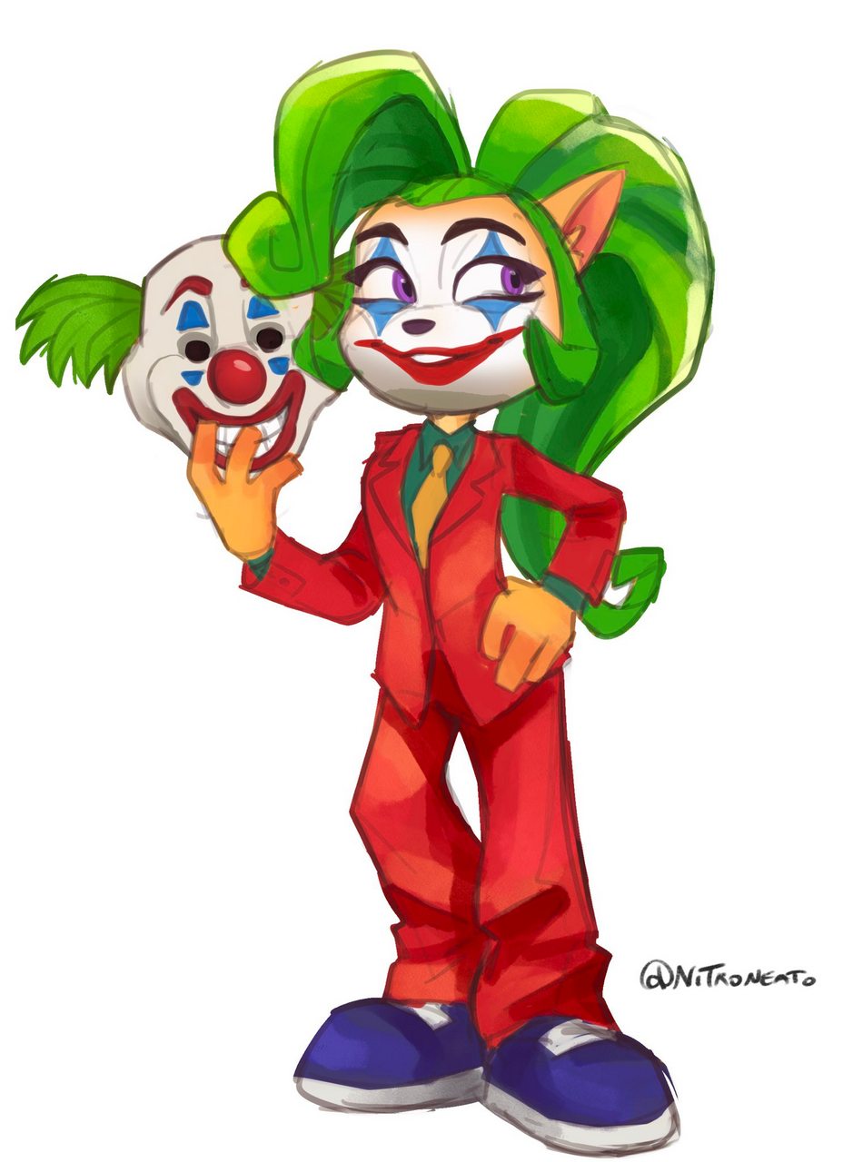 Coco Bandicoot The Joker By Nitroneat