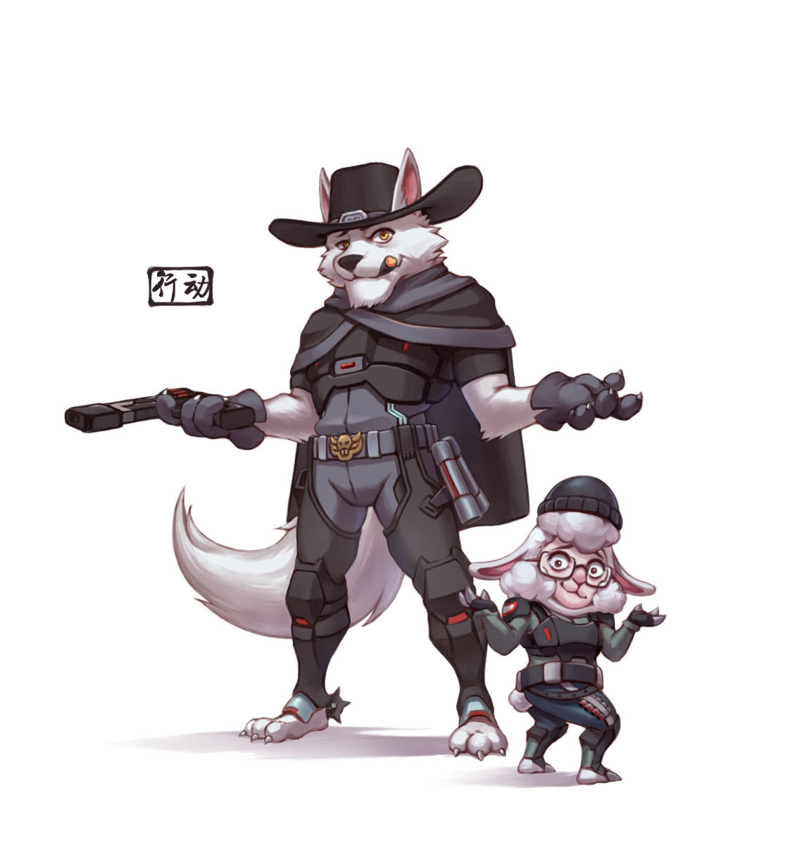 Cole Cassidy Dawn Bellwether Reaper Overwatch By Bei Ju Luoxuan Wa