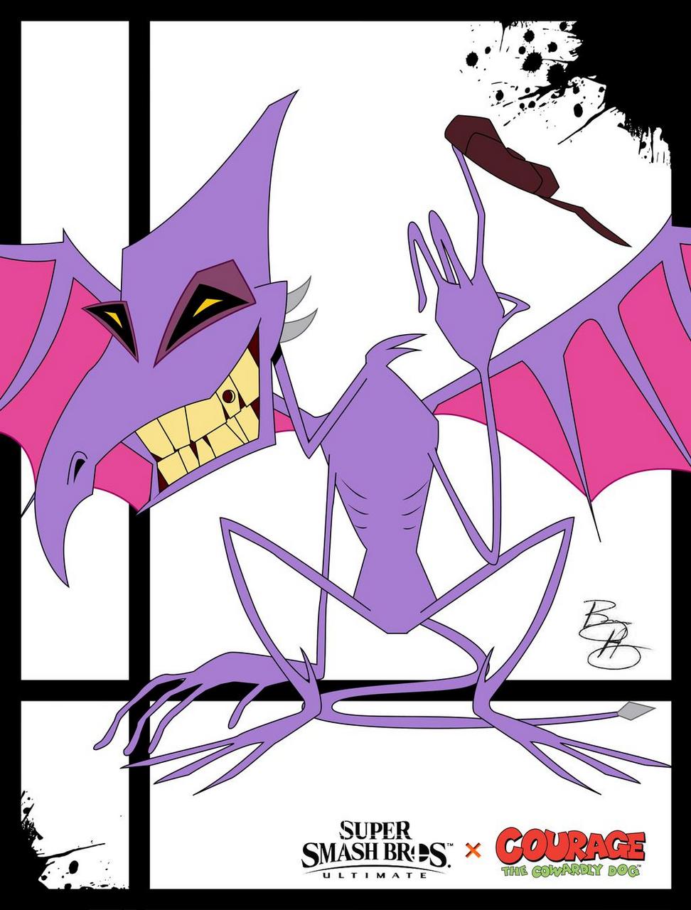 Courage The Cowardly Dog Character Ridley By Xeternalflamebry