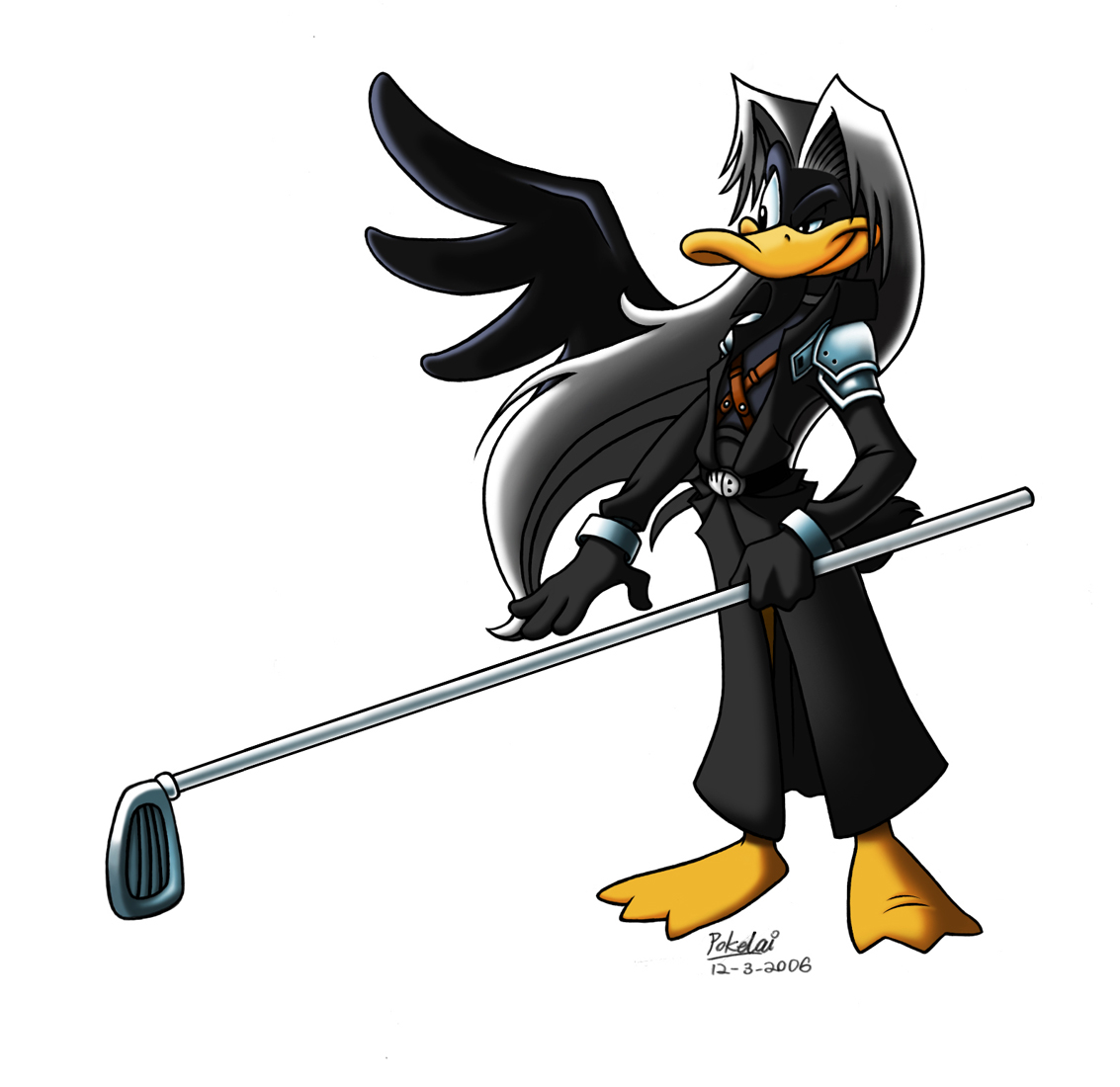 Daffy Duck Sephiroth By Pokela