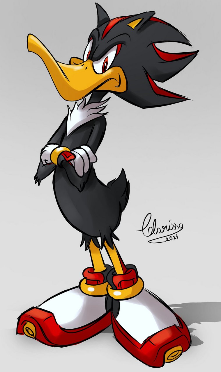 Daffy Duck Shadow The Hedgehog By Clarissa Art