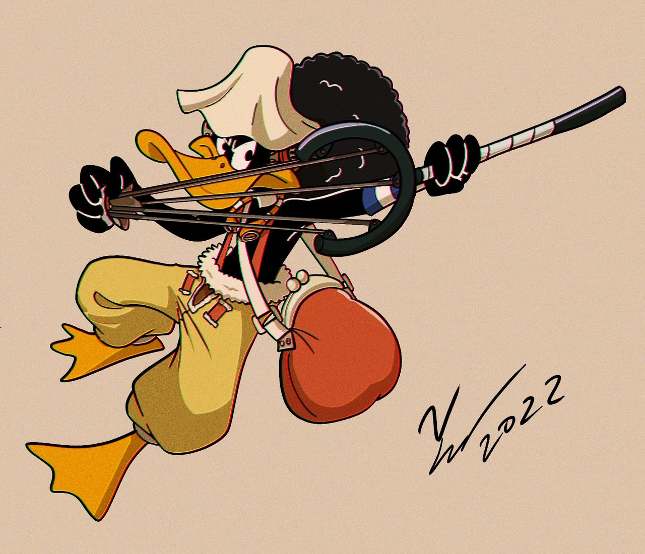 Daffy Duck Usopp By Yeaunganimatio