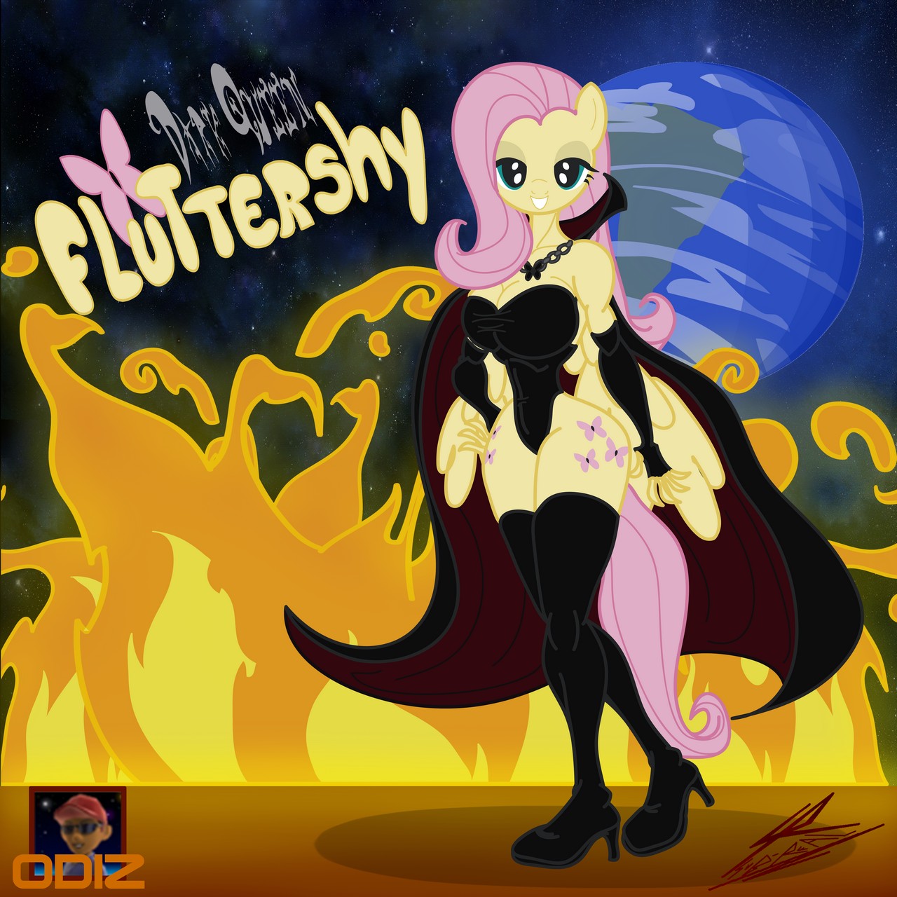 Dark Queen Fluttershy Mlp By Sub Rea