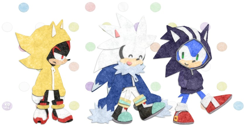 Darkspine Sonic Shadow The Hedgehog Silver The Hedgehog Sonic The Hedgehog Sonic The Werehog Super Sonic By Kekan