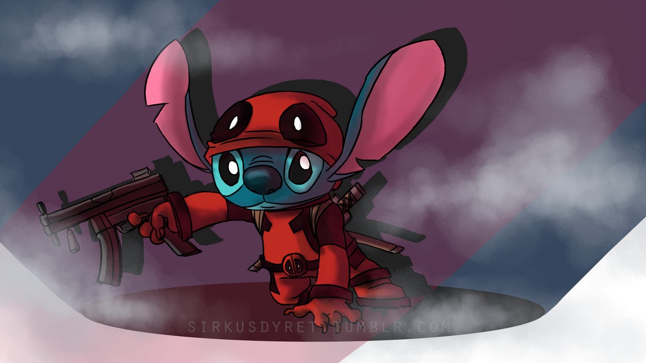 Deadpool Stitch Lilo And Stitch By Issabissabe