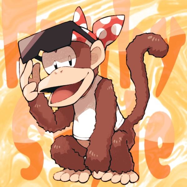 Diddy Kong Funky Kong By Minashiraz