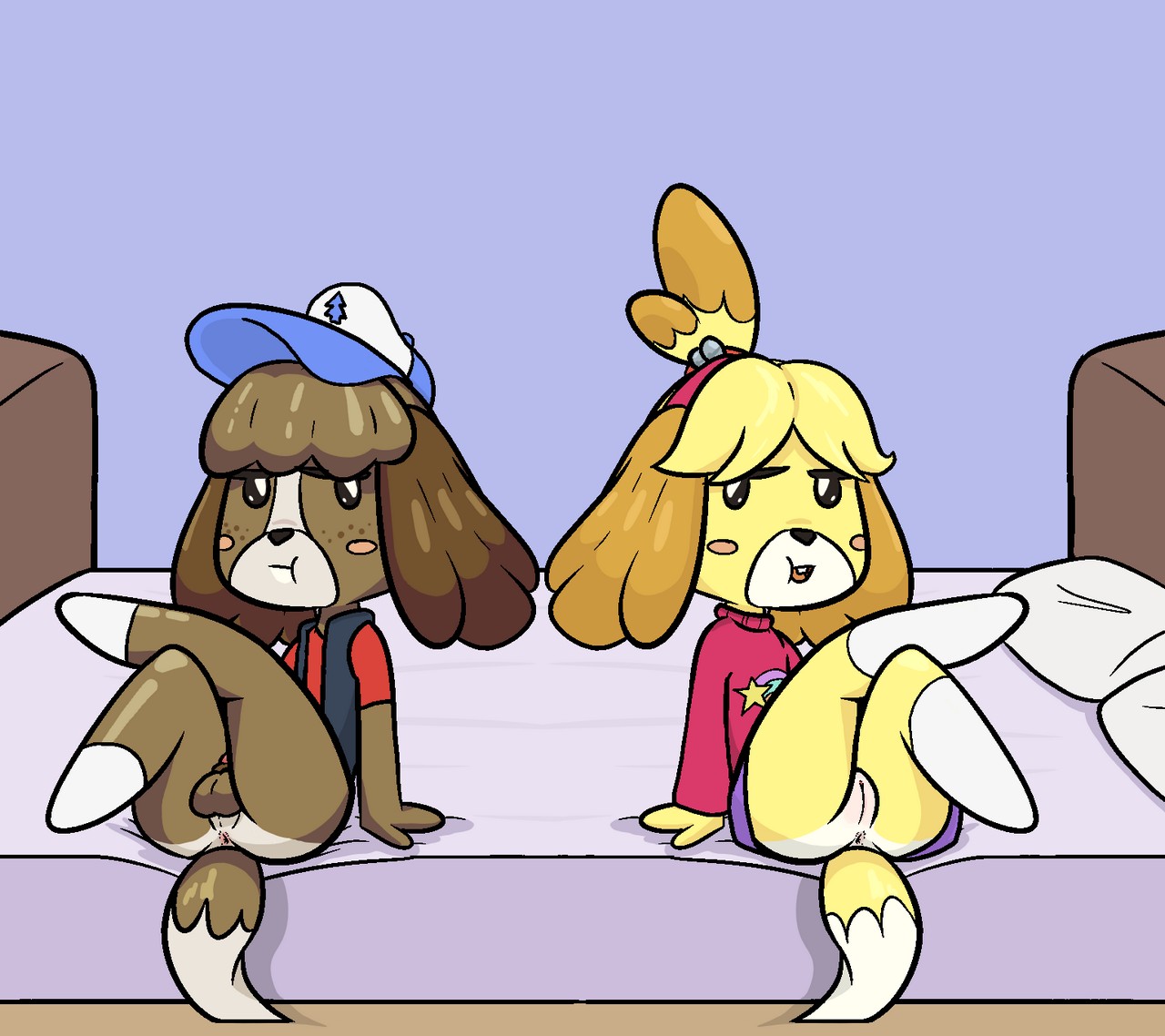 Digby Animal Crossing Dipper Pines Isabelle Animal Crossing Mabel Pines By Happy Harve
