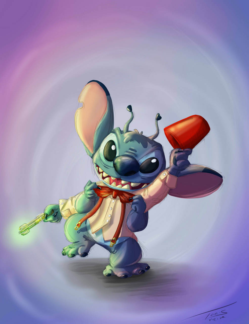 Eleventh Doctor Stitch Lilo And Stitch The Doctor By Pimander144