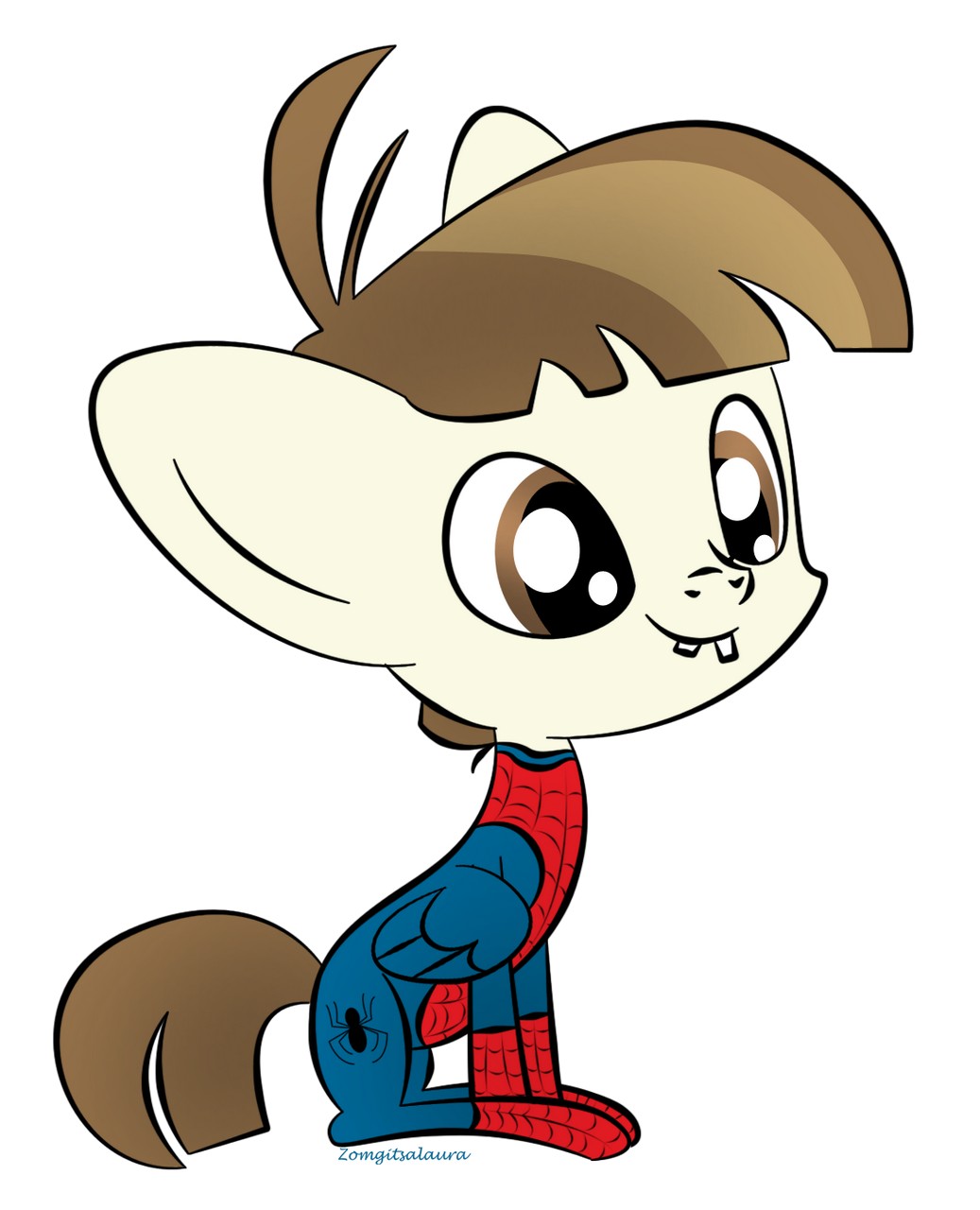 Featherweight Mlp Spider Man Character By Zomgitsalaur